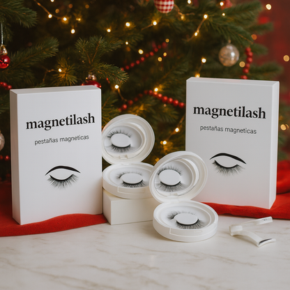 Magnetilash | la solución para usar pestañas sin pegamentos - navidad